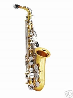 NEW ELDON BY ANTIGUA WINDS EAS410LN ALTO SAXOPHONE + CASE 