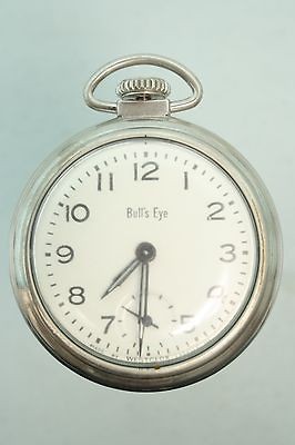 Bulls Eye Pocket Watch Made by Westclox Lasalle ILL Model 90002