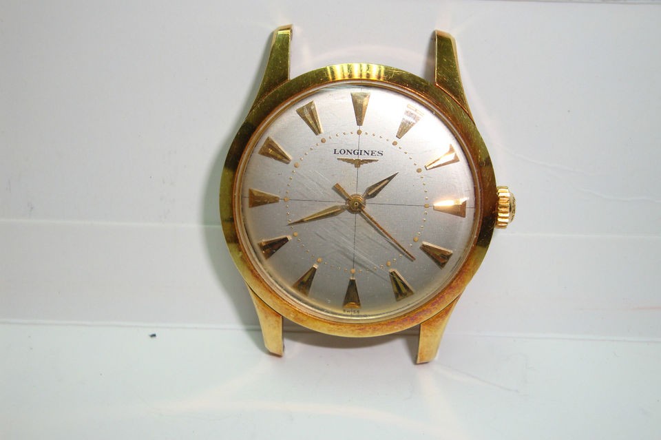 VINTAGE GENUINE LONGINES WATCH 18KT SOLID YELLOW GOLD SUPER