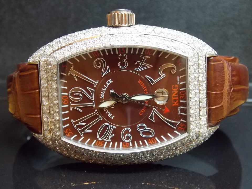 FRANCK MULLER 18K CONQUISTADOR KING 8005 K SC MASTER OF COMPLICATIONS 