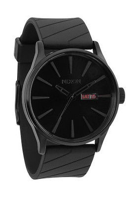 Nixon Sentry All Black Watch New In Box