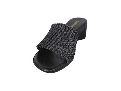 DAMIANIS ITALIAN SHOEMAKERS 3495 BLACK WEDGE SANDAL