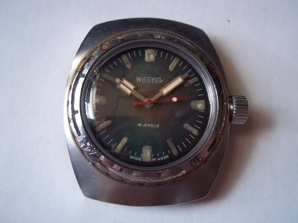 Vostok Amphibian Russian windup. 2209. Earlier model. Pre owned.