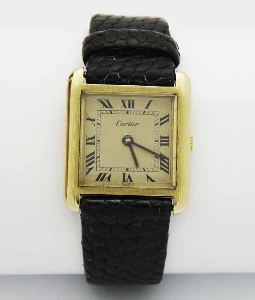 Vintage Cartier Tank Mechanical Ladys Watch ETA MOVEMENT