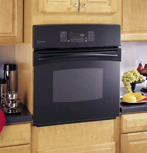   GE PROFILE 27 BLACK GLASS CONVECTION OVEN JK915BFBB @  MSRP