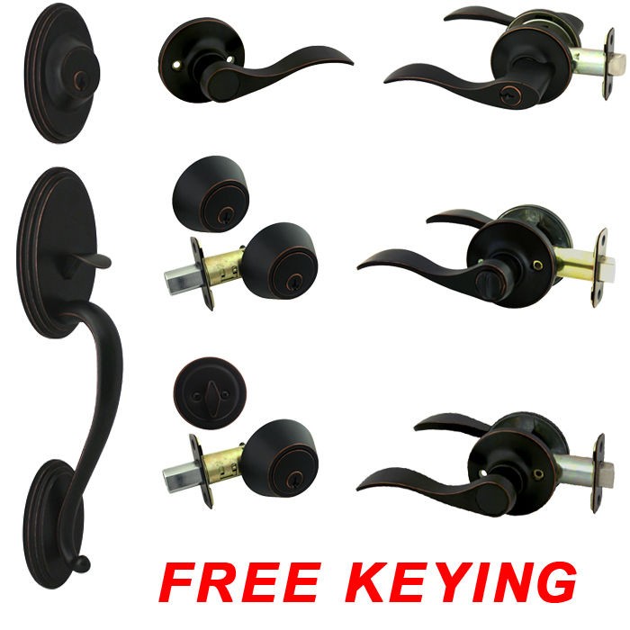 Cosmas 80 Series Oil Rubbed Bronze Door Lever Knob Hardware