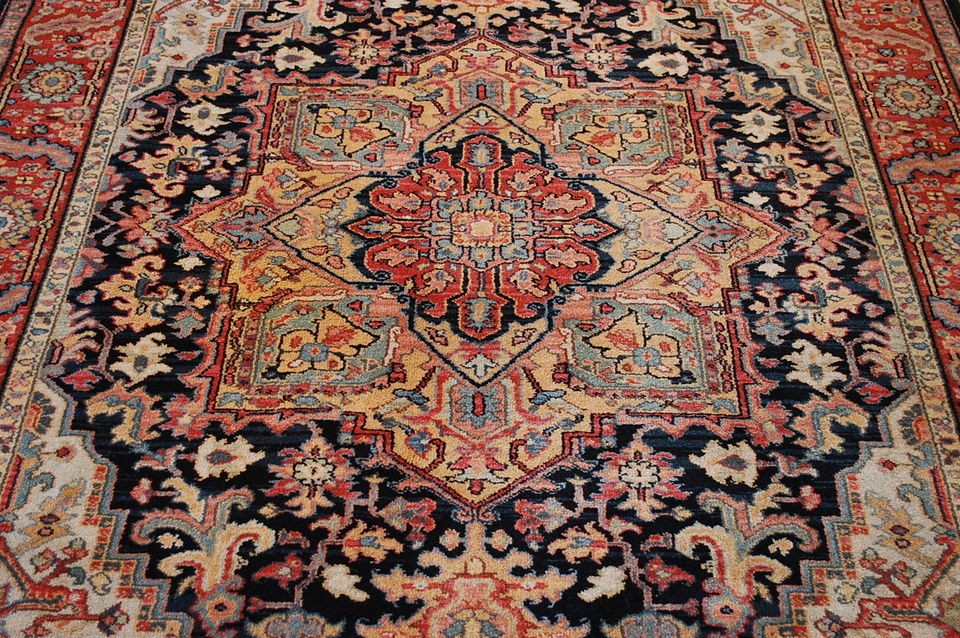   MINT RARE SIZE AMERICAN KARASTAN HERIZ PATTERN # 700/701 RUG 5.9x9