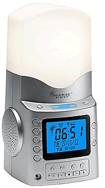 Sunrise Dawn Simulator SRS260 Sun Alarm Clock AM/FM Radio 