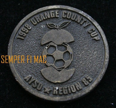 ORANGE COUNTY AYSO REGION 85 REFEREE TAILS CLASSIC COLLECTOR COIN