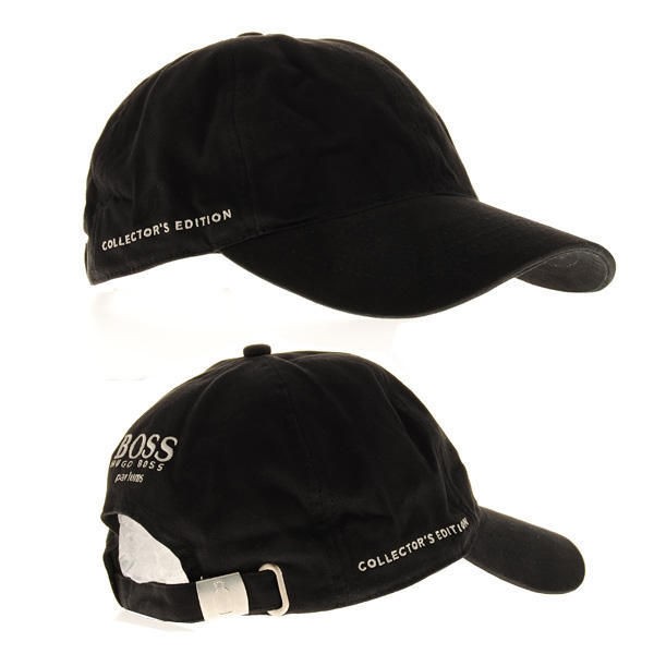 HUGO BOSS COLLECTORS EDITION BASEBALL CAP BLACK   NEW