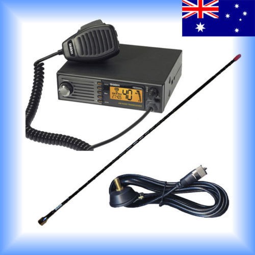 Uniden NEW PRO630XL 27mhz AM CB Radio 40 Ch + Antenna