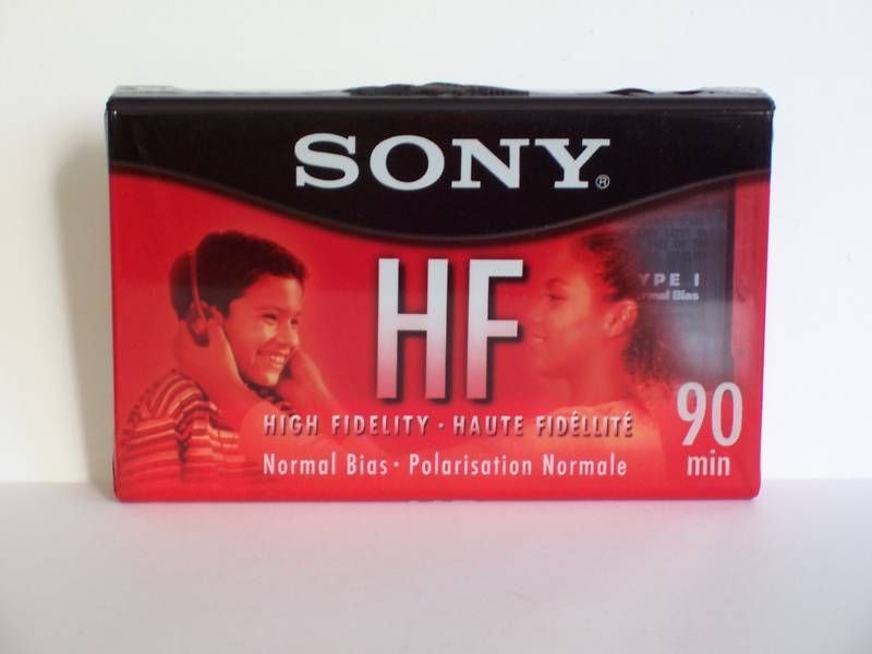 New Sony HF 90 minute C 90 HF Blank Sealed Cassette Tape HIGH FIDELITY