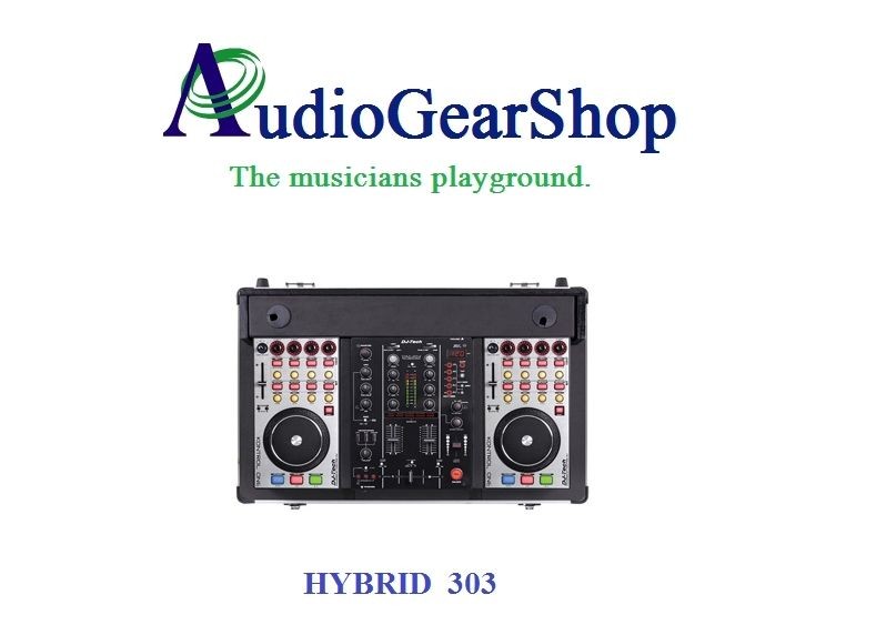 DJ Tech Hybrid 303 DJ Controller Workstation DJtech Hybrid303