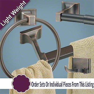 Oil Rubbed Bronze 4 Pc. Bathroom Hardware Accessory Set