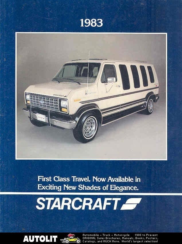 1983 Starcraft Ford Conversion Van Camper Brochure