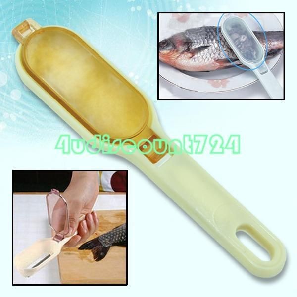 Fish Skin Scale Scaler Skinner Peeler Cleaner Remover