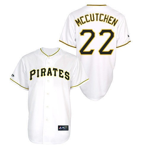 Pittsburgh Pirates Andrew McCutchen Home Majestic Adult Replica Jersey