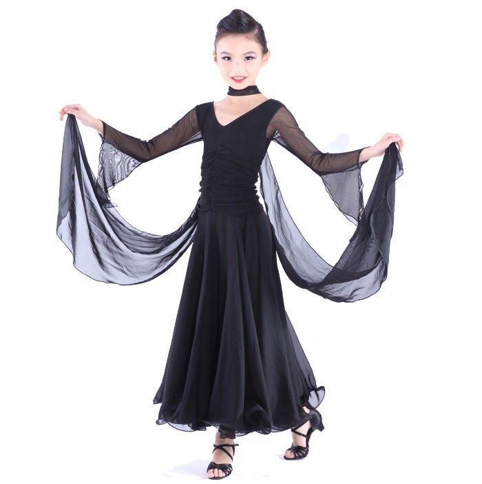   Latin Salsa Ballroom Dance Dress Girls Dancewear costumes #FY041