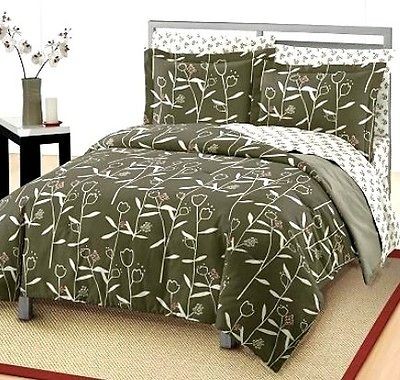   Loft Style   Tulip print $300 Retail SHEETS, SHAMS & COMFORTER SET