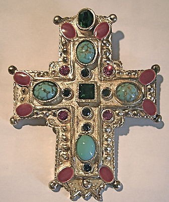 VERY RARE BROOCH, PENDANT, VINTAGE CHRISTIAN LACROIX.