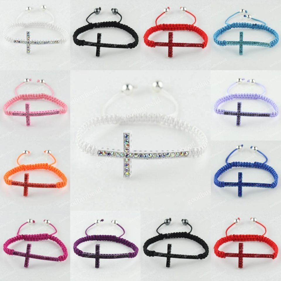 sideways cross bracelet in Bracelets