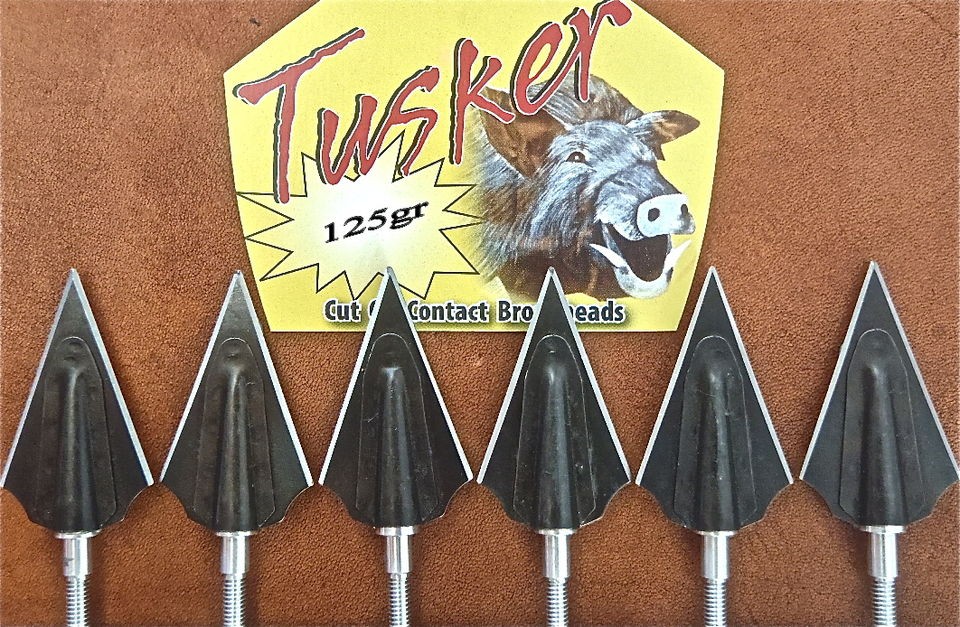 TUSKER BROADHEADS ** 6   125gr SPIRIT