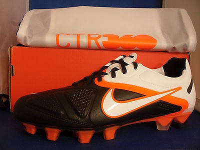 Nike CTR360 Maestri II 2 FG SZ US 9 BLACK WHITE ORANGE BOOTS ( 429995 