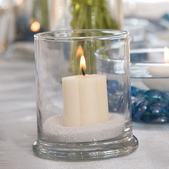 12 pcs tall Square vase cylinder glass candleholder Vase Wedding 