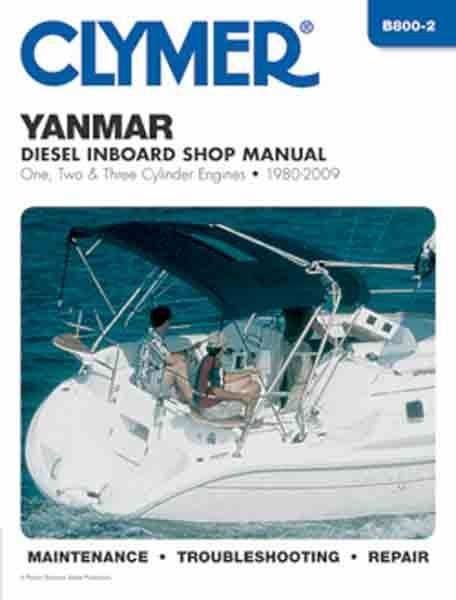 YANMAR DIESEL INBOARD 1, 2, & 3 CYLINDER ENGINE REPAIR SHOP MANUAL 