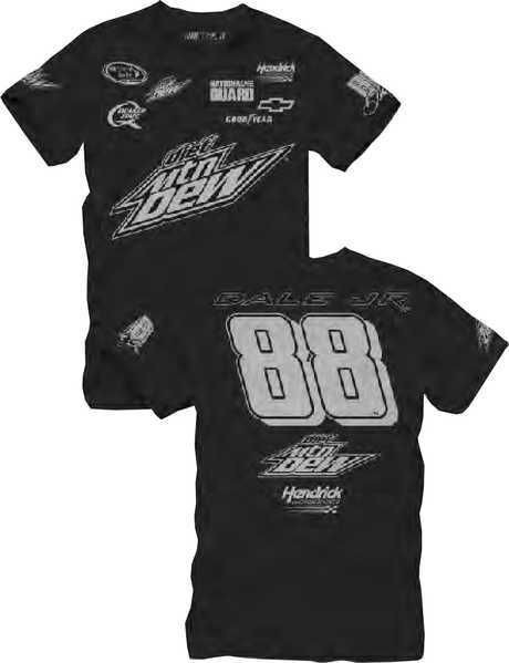 Dale Earnhardt Jr 2012 The Game #88 Diet Mt Dew Ghost Uniform Tee FREE 