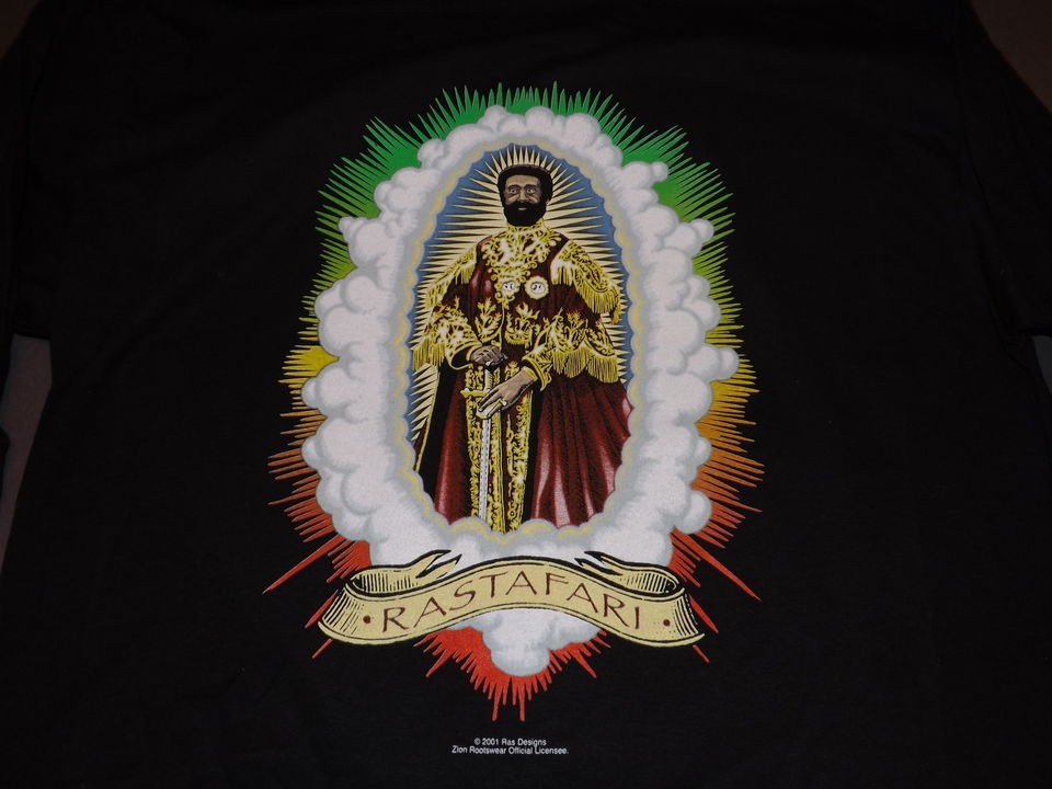   RASTAFARI Photo Long Sleeve T Shirt **NEW rasta music marley