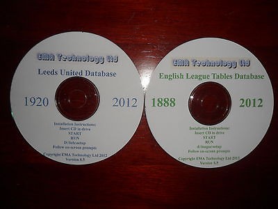   FC Database 1920 2012 & English League Tables Database 1888 2012