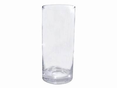 24 pcs 12 tall Cylinder Clear Glass VASES   Wedding Party 