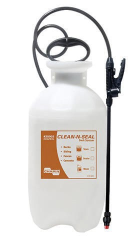   Gallon Toner Sealer Transparent Stain Cleaner Deck Fence Patio Sprayer