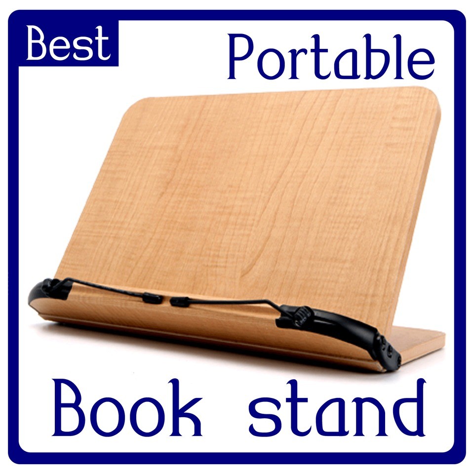 Size S. Portable Reading Book Stand Document Notebook Holder 