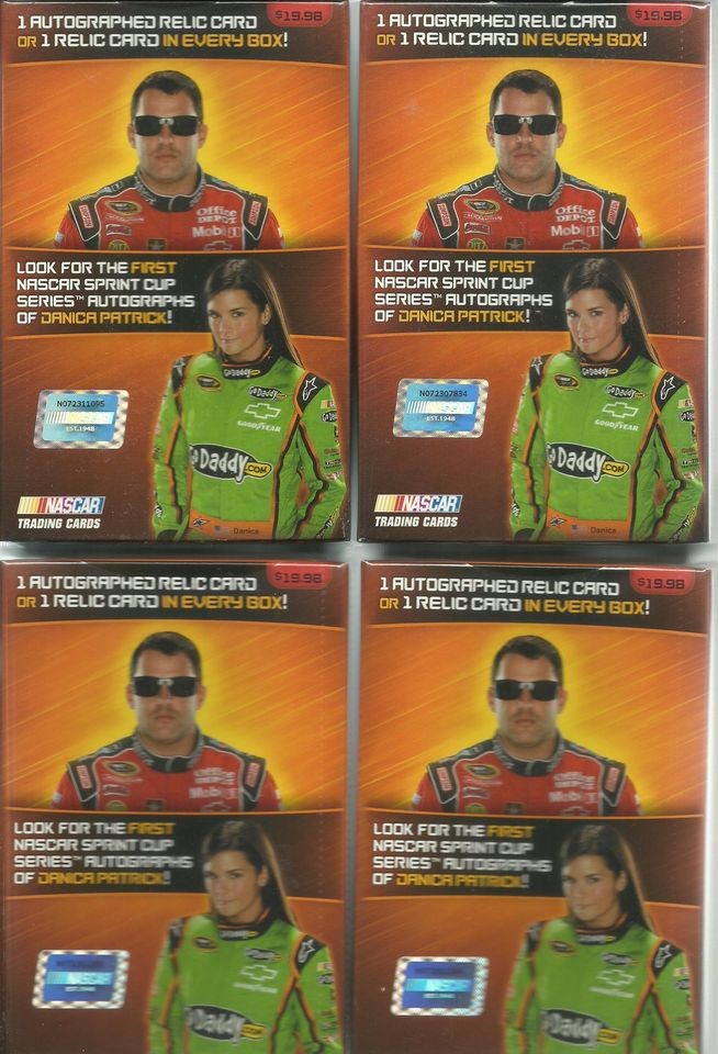   Pass IGNITE NASCAR Cards Box LOT  1 Auto or Relic Card per box FS