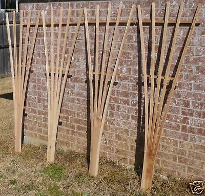 NEW ALL CEDAR WOOD DECORATIVE TRELLIS GARDEN LATTICE PIECES