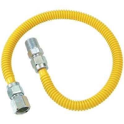   CSSD54 36 GAS DRYER & WATER HEATER FLEX LINES (1/2OD (1/2 FIP X 1/2