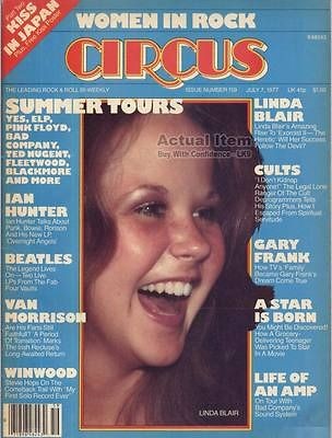 WOMEN IN ROCK Linda Blair EXORCIST Beatles VAN MORRISON Ian Hunter 