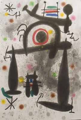 1972 Joan Miro Le Miroir de lHomme par les Betes Etching