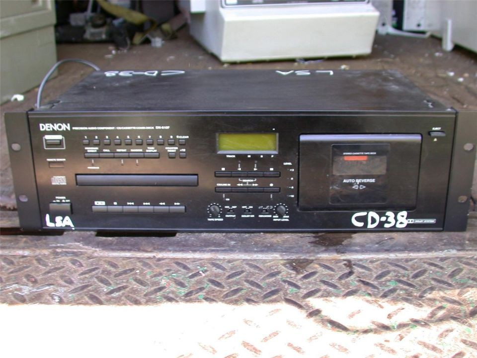 DENON PRECISION AUDIO COMPONENT CD/CASSETTE COMBI DECK DN 610F