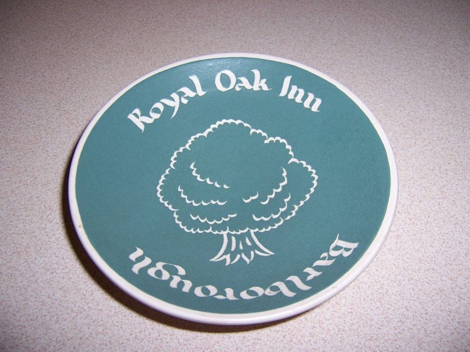 ROYAL OAK INN BARLBOROUGH VINTAGE PEARSONS CHESTERFIELD POTTERY DISH