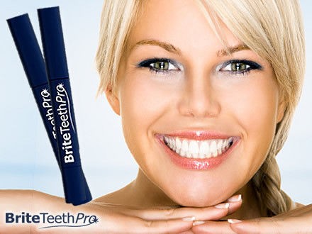 BRITE TEETH PRO   New Package of 2 Whitening Gel Pens