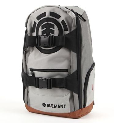 ELEMENT Gray MOHAVE 2.0 BACKPACK ADULT *NEW* Skateboard Skate Skater