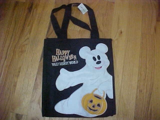 HAPPY HALLOWEEN Walt Disney World TOTE CANDY BAG Mickey 