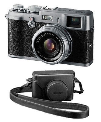   FinePix X100 Digital Camera with 23mm Lens ++ Fuji Leather Case *NEW