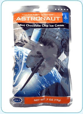 Mint Choc Chip Ice Cream NASA Astronaut Space Food