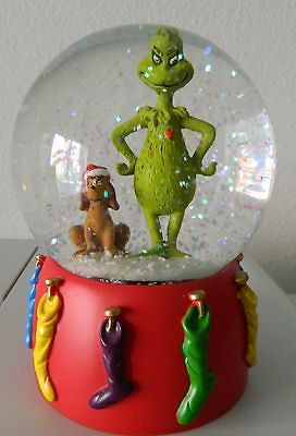   DEPT 56 DEPARTMENT DR SEUSS THE GRINCH SNOWGLOBE ENESCO 2012  IN BOX