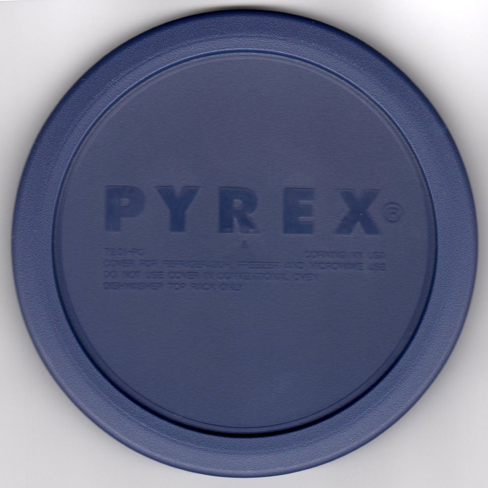 Pyrex Ware 4 Cup Storage Blue Plastic Lid Cover 7201 PC New