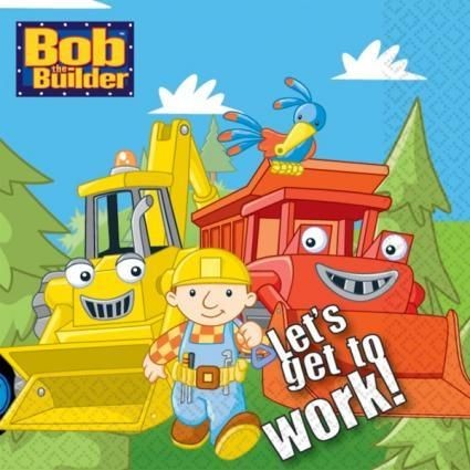 Bob The Builder Napkins Party SuppliesFancy Dress